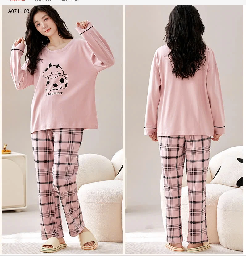 BỘ COTTON NỮ MẶC NHÀ-sỉ 143k