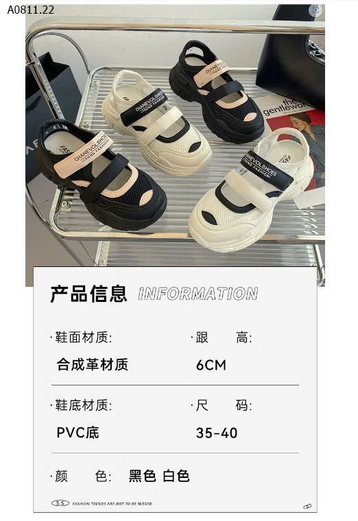 GIÀY SANDAL PHỐI MÀU THOÁNG KHÍ -sỉ 135k