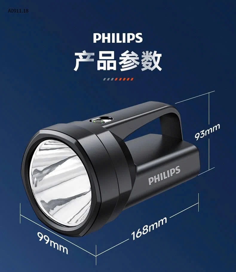 ĐÈN PIN SẠC ĐIỆN SIÊU SÁNG PHILIPS loại tosỉ 285k