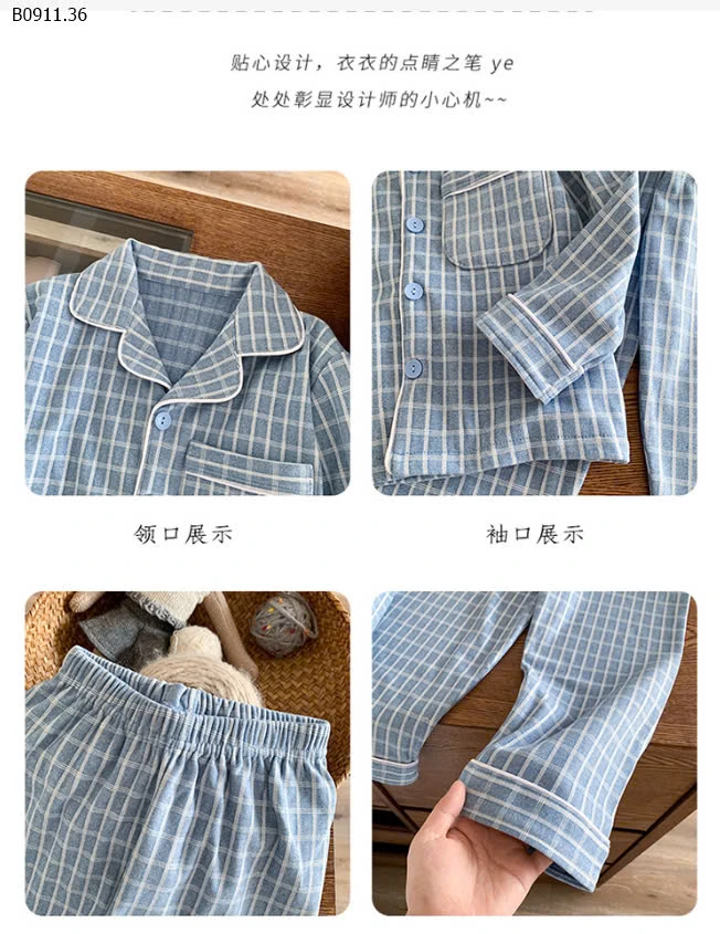 BỘ PIJAMA MẶC NHÀ CHO BÉ - sỉ 150k