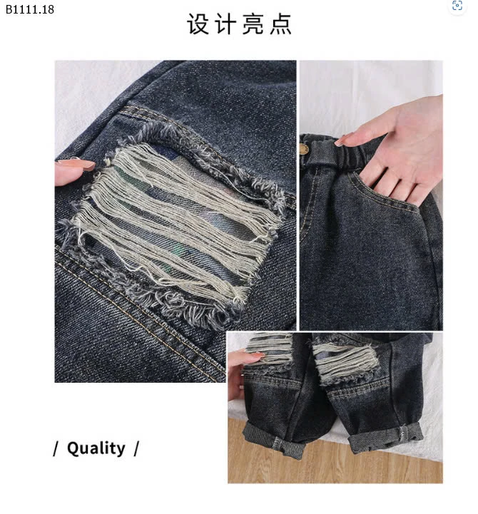 QUẦN JEAN BO ỐNG BÉ TRAI-sỉ 181k