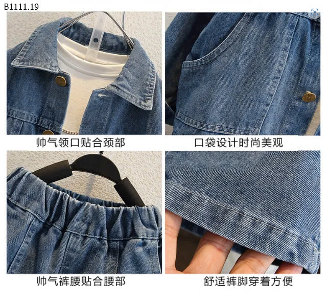 SET JEANS BÉ TRAI -sỉ 280k