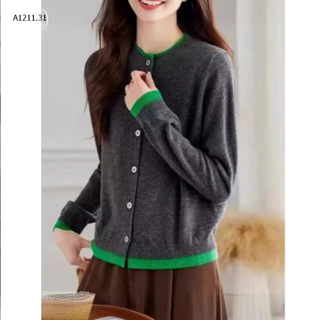 CARDIGAN NỮ PHỐI VIỀN-sỉ 165k