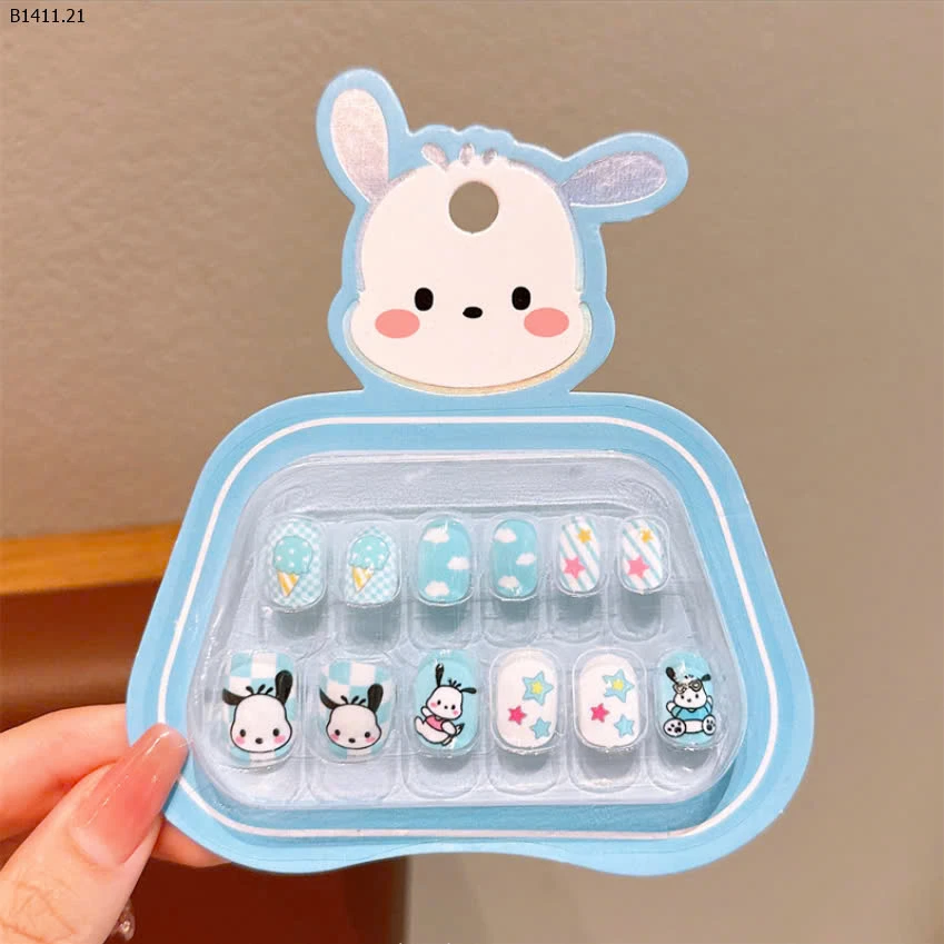 HỘP NAILS BOX CUTE CHO BÉ- sỉ 65k/set 6 bộ mix màu