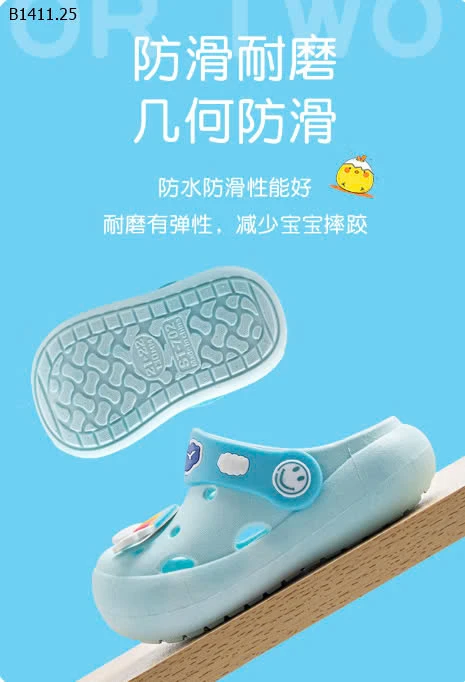 Dép Crocs kèm sticker cho bé -sỉ 63k