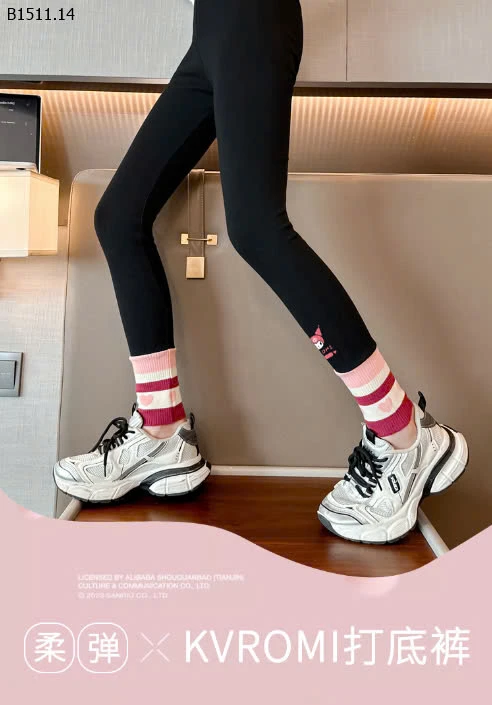 QUẦN LEGGING KUROMI BÉ GÁI-sỉ Thường : 60k          Lót nhung : 87k