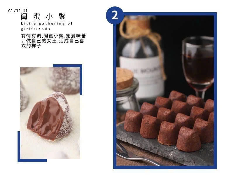 SOCOLA TRUFFLE SALE RỒI-sỉ 70k/set 5 gói mix vị 