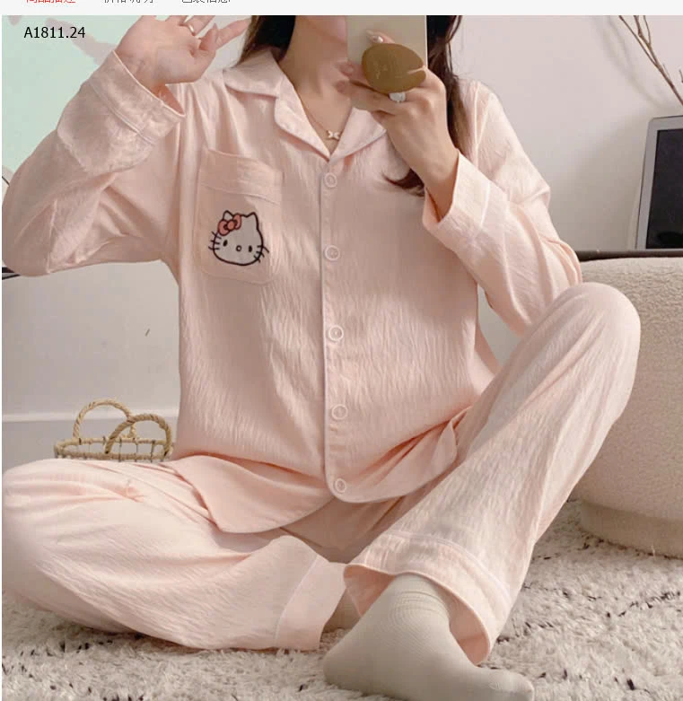 BỘ PIYAMA KITTY -sỉ 120k