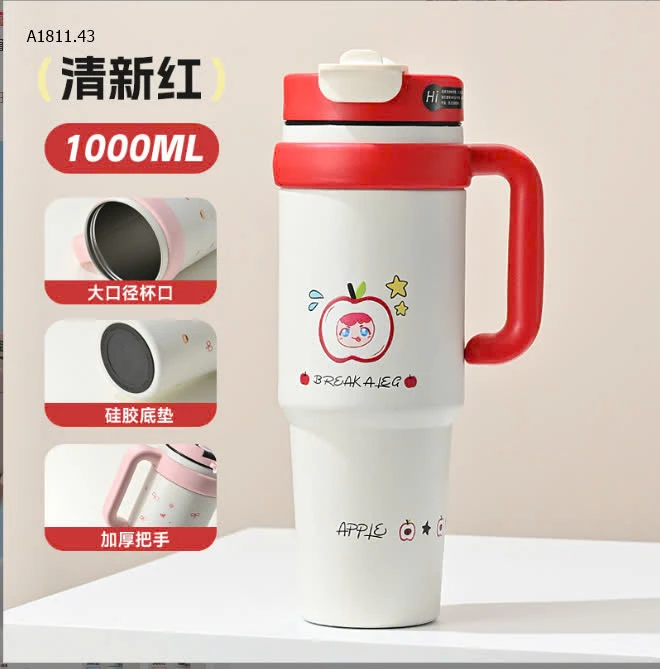 BÌNH GIỮ NHIỆT NHÀ LEBETE 1000ML-108k