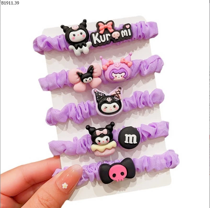 SET 10 dây buộc tóc Kuromi BG-sỉ 39k/set 10c