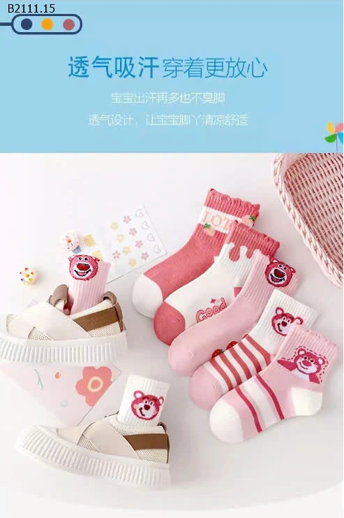 SET TẤT HOẠT HÌNH CHO BÉ -sỉ 68k/set 10 đôi 