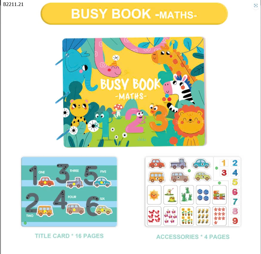 COMBO 2 CUỐN BUSY BOOK ANIMALS -sỉ 80k/set 2 quển