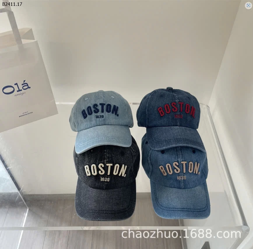 MŨ LƯỠI TRAI BOSTON CHAOZHUO-sỉ 86k