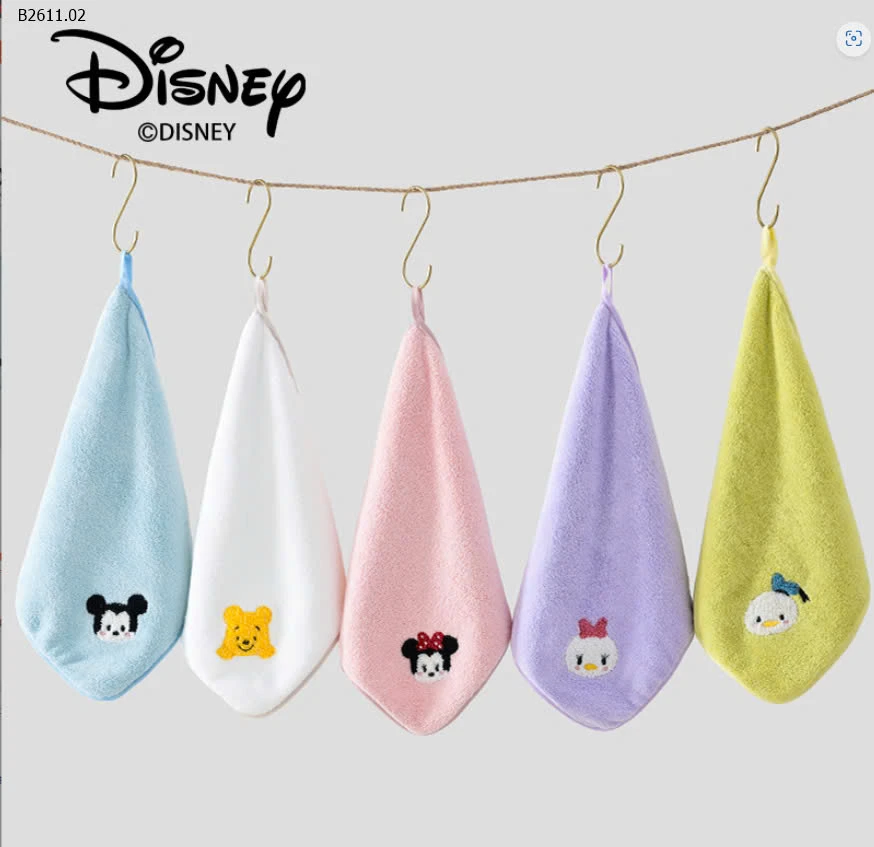 SET 5 KHĂN MẶT #DISNEY CHO BÉ-sỉ 69k