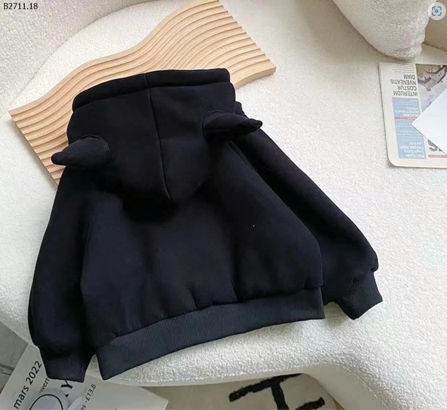 ÁO HOODIE CÓ SỪNG CHO BÉ CUTE -sỉ 138k