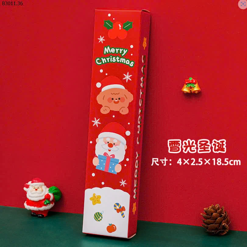 COMBO 4H BÚT MỰC CHỦ ĐỀ NOEL-sỉ 45k/set 4c mix màu