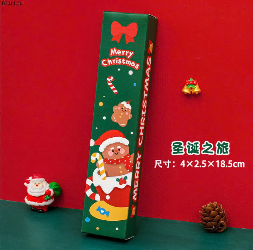 COMBO 4H BÚT MỰC CHỦ ĐỀ NOEL-sỉ 45k/set 4c mix màu