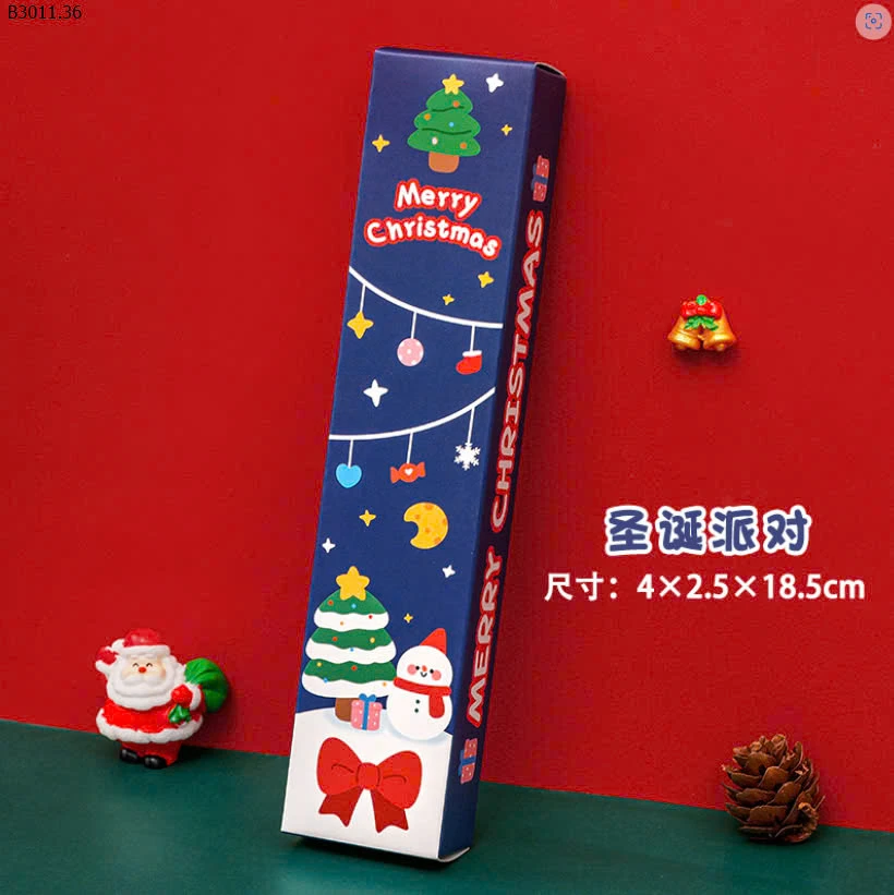 COMBO 4H BÚT MỰC CHỦ ĐỀ NOEL-sỉ 45k/set 4c mix màu