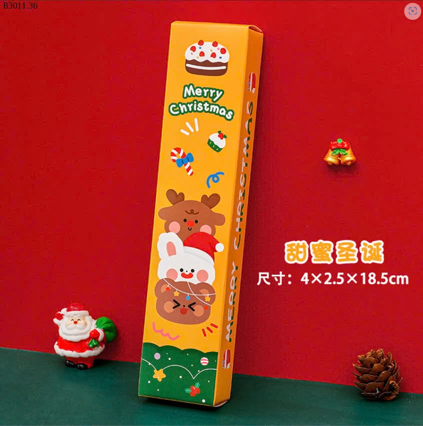 COMBO 4H BÚT MỰC CHỦ ĐỀ NOEL-sỉ 45k/set 4c mix màu