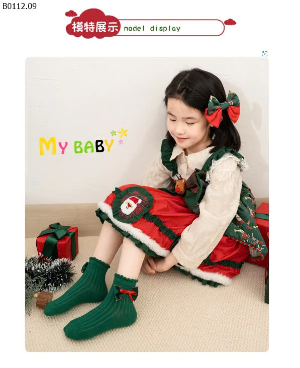 SET 5 ĐÔI TẤT NOEL-sỉ 110k/set 5 đôi