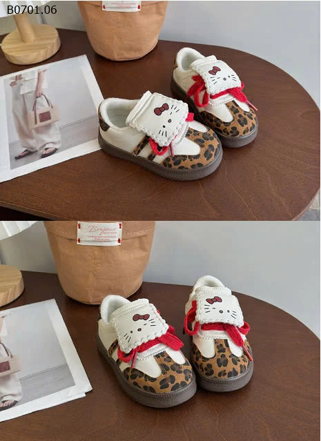 GIÀY PHỐI BEO KITTY-sỉ Sz 23- 25 : 145k              Sz 26-30 : 155k               Sz 31-36 : 165k 