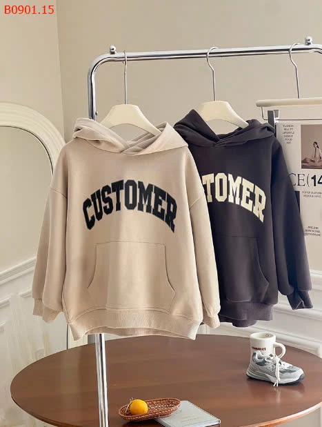 Áo hoodie lót lông chữ Customer AMBB CHO BÉ  -sỉ 181k