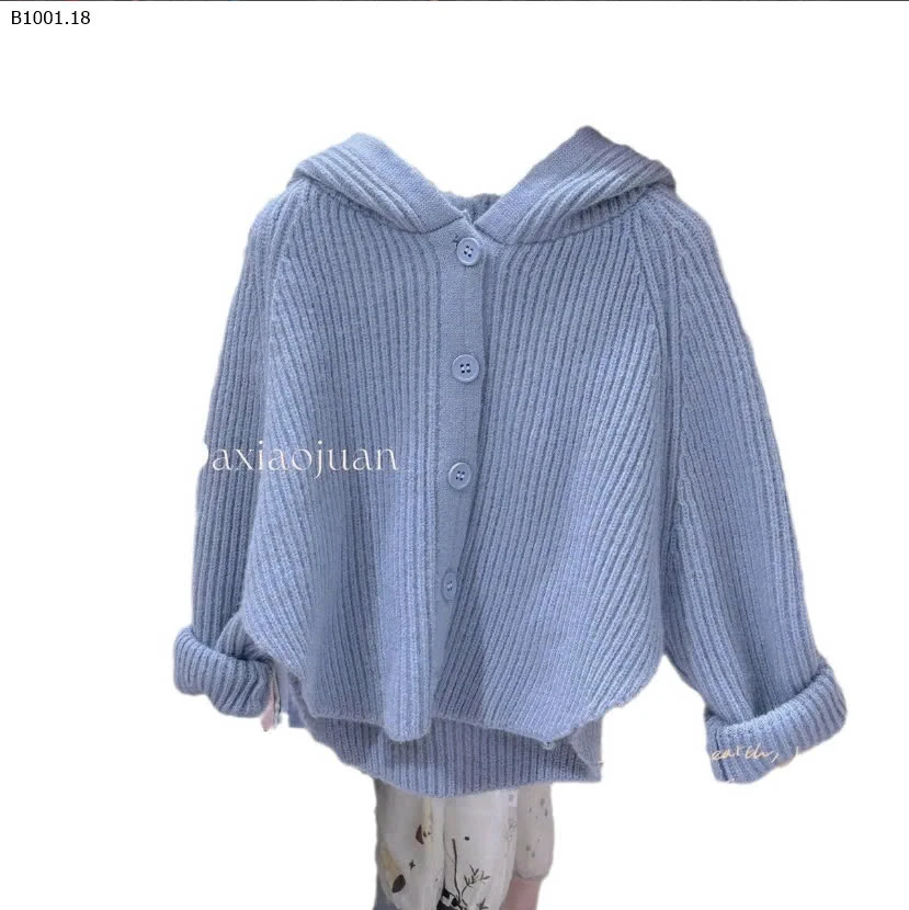 CARDIGAN LEN BÉ CÓ MŨ-sỉ 136k