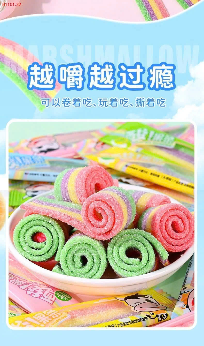 KẸO DẺO CUỘN-sỉ 63k/set 300g