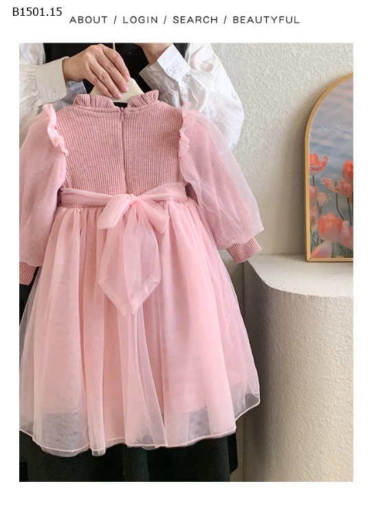 VÁY CÔNG CHÚA BÉ GÁI CUTE -sỉ 265k