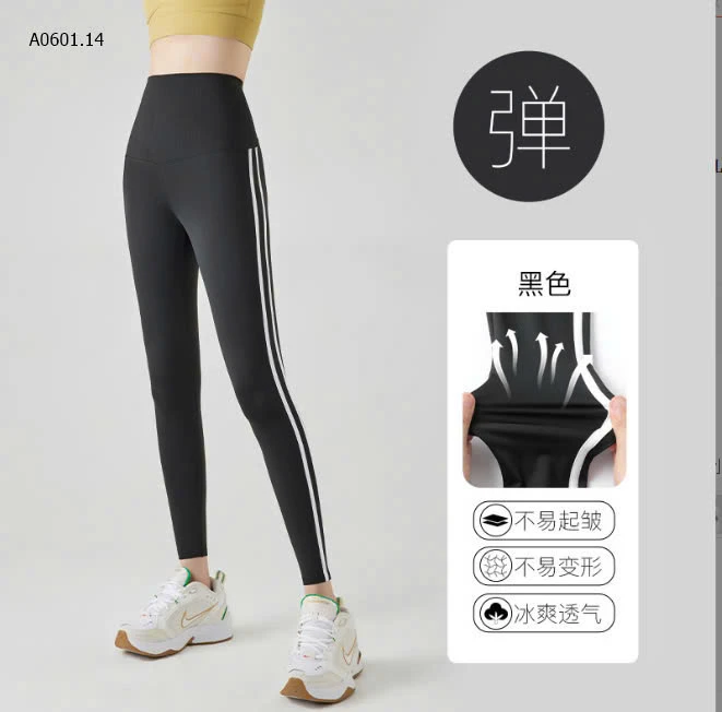 QUẦN LEGGING 2 SỌC ĐI TẬP CHO NỮsỉ 110k