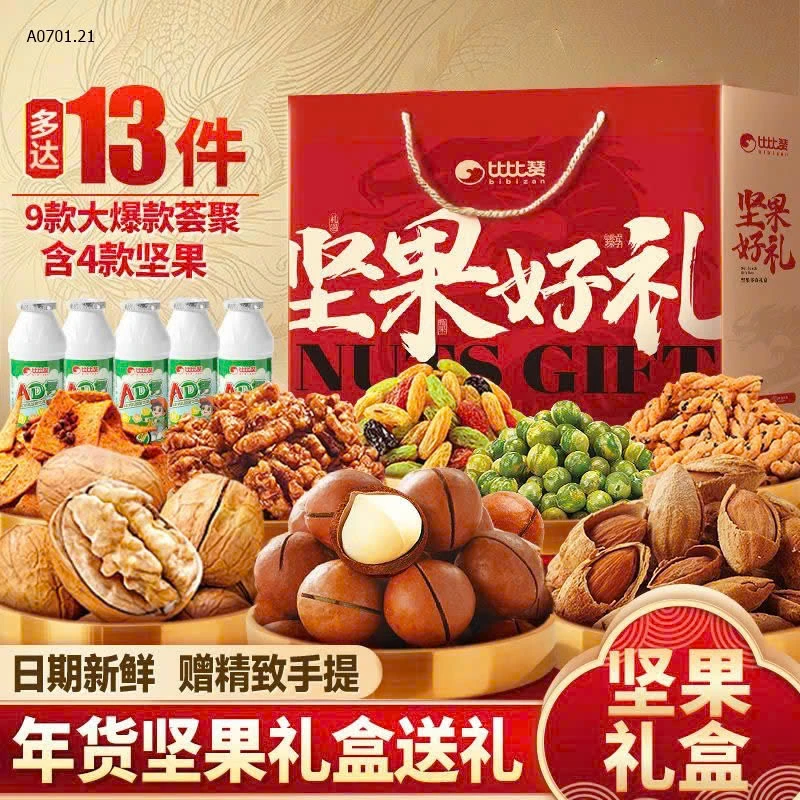 SET HẠT MIX VỊ BIBIZAN-sỉ 136k/hộp 1kg