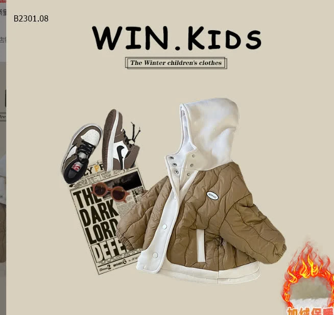 Áo khoác lót lông Win.Kids -sỉ 239k