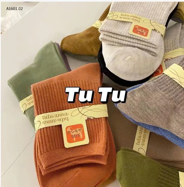 SET 10 ĐÔI TẤT NỮ TUTU-sỉ 63k/set 10 đôi mix màu