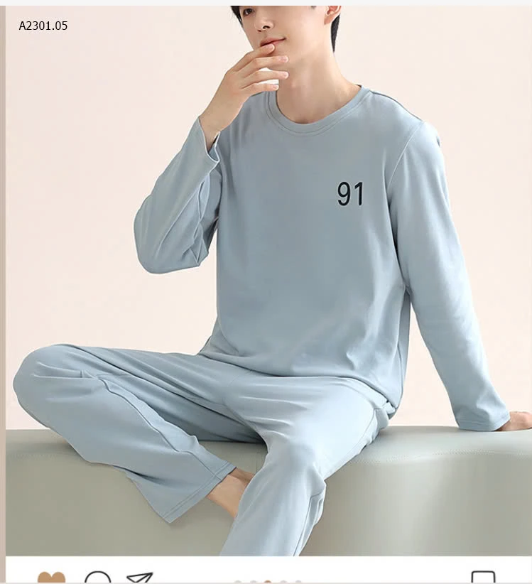 BỘ COTTON NAM MẶC NHÀ sỉ 183k