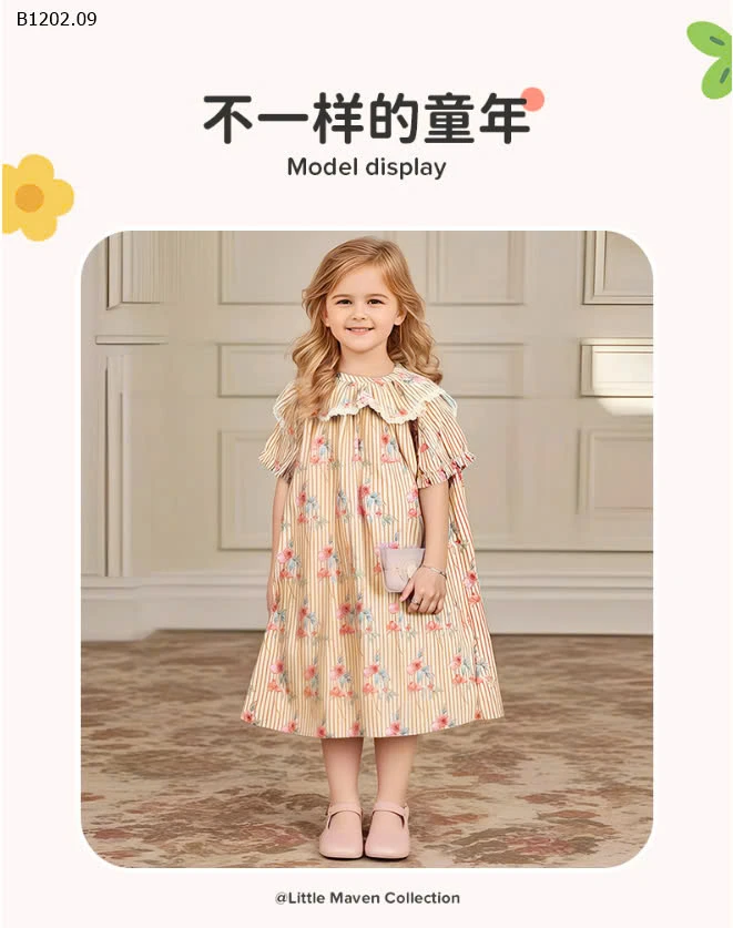 VÁY TAY BỒNG LITTLE MAVEN-Sỉ 139k