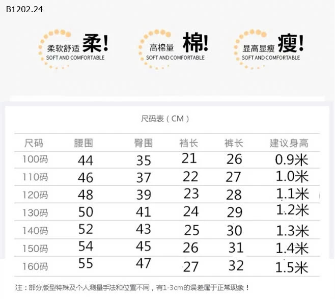 QUẦN ĐÙI JEAN CHO BÉ- Sỉ 65k