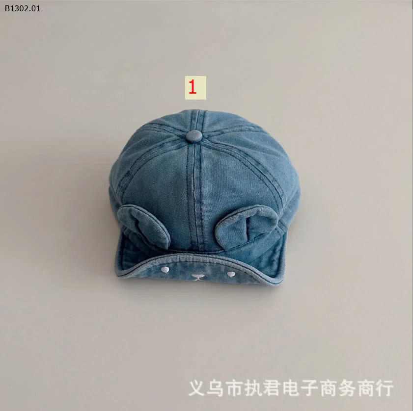 MŨ VÀNH MỀM DENIM CHO BÉ-Sỉ 80k