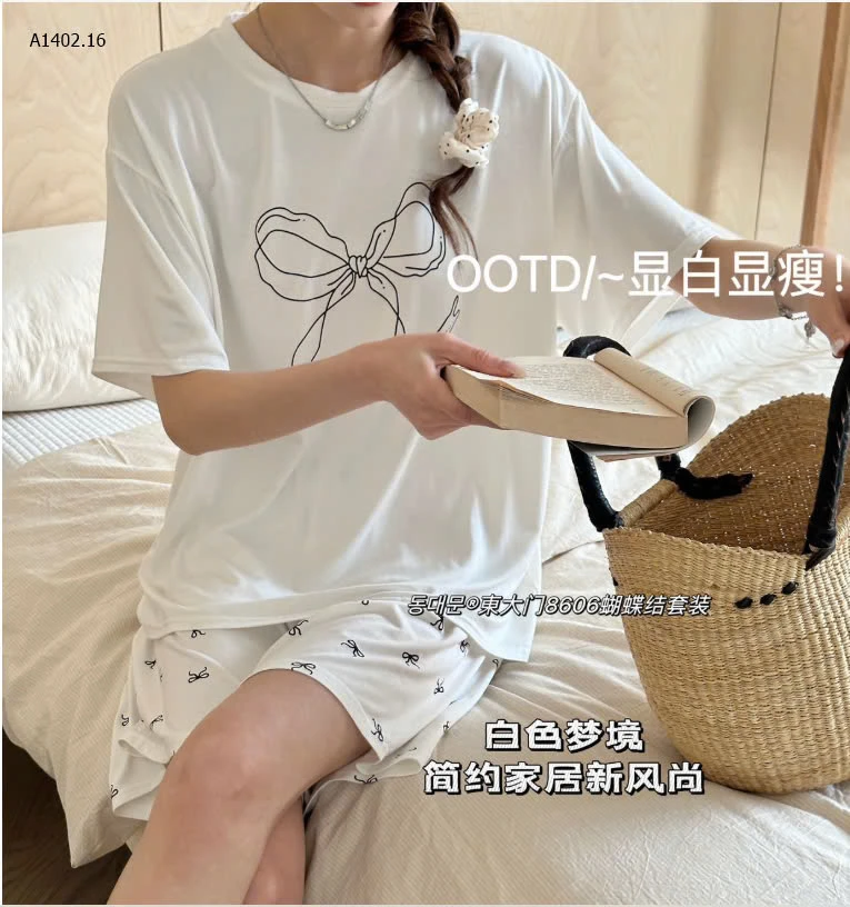 BỘ CỘC NƠ COTTON LẠNH NỮ- sỉ 144k