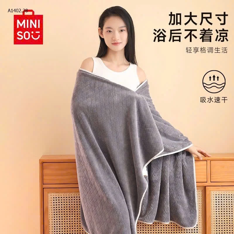 SET 2 KHĂN TẮM NHÀ MINISO-Sỉ 179k/ 1 sét 2 khăn