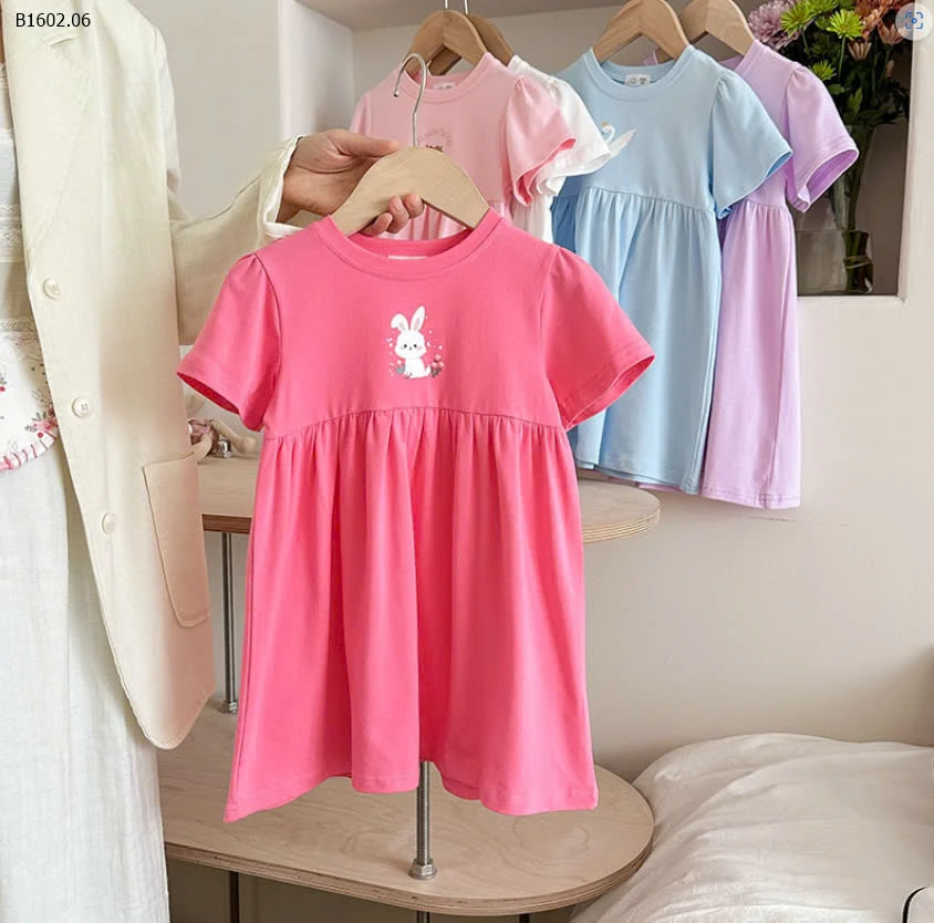 VÁY COTTON HỌA TIẾT XINH XẮN-Sỉ 98k