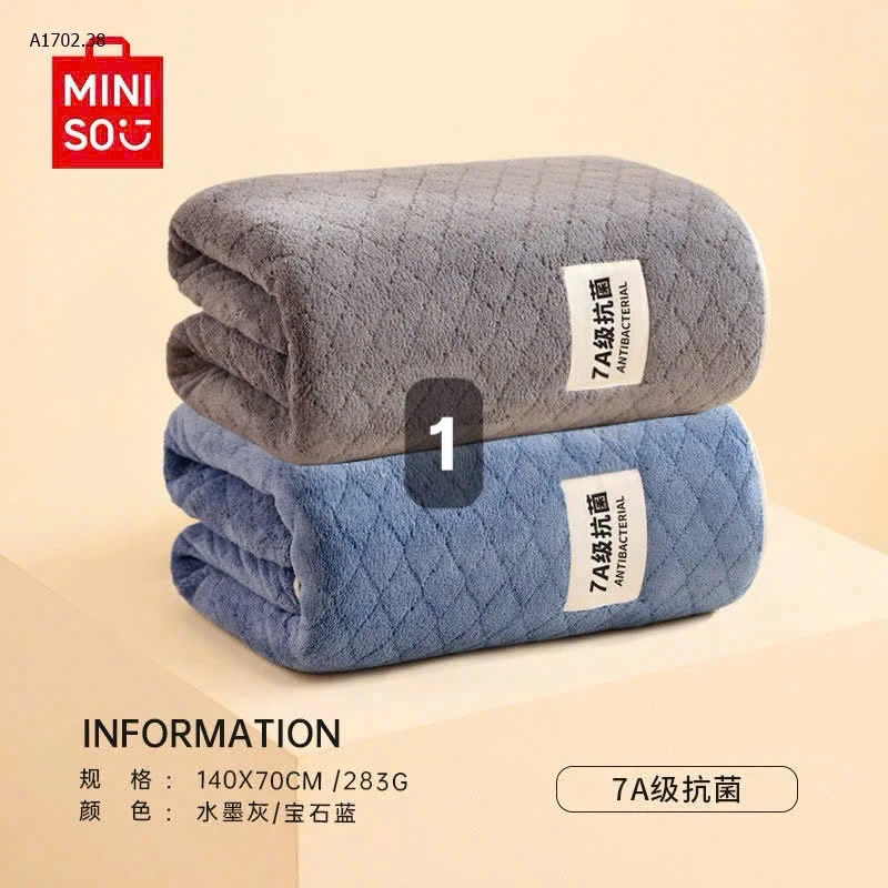  SET 2 KHĂN TẮM NHÀ MINISO- sỉ  190k/1 set 