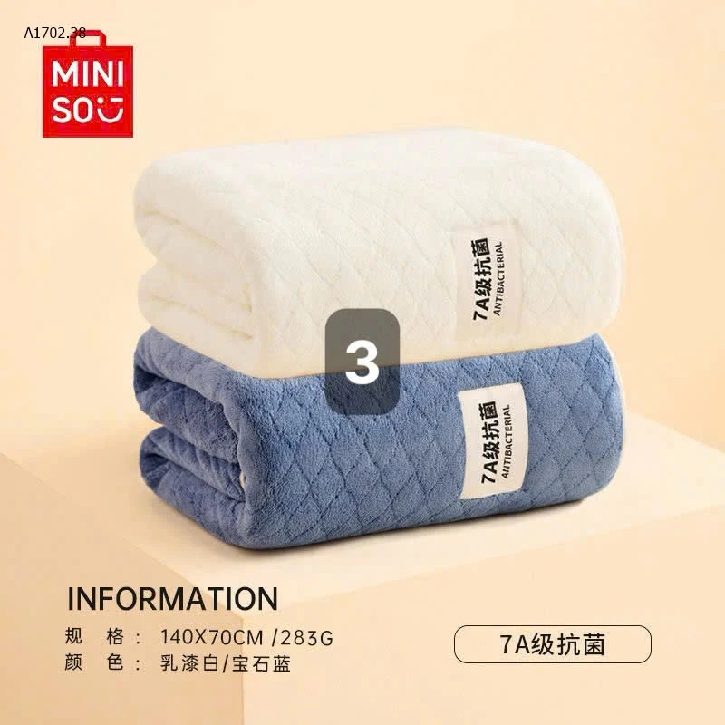  SET 2 KHĂN TẮM NHÀ MINISO- sỉ  190k/1 set 