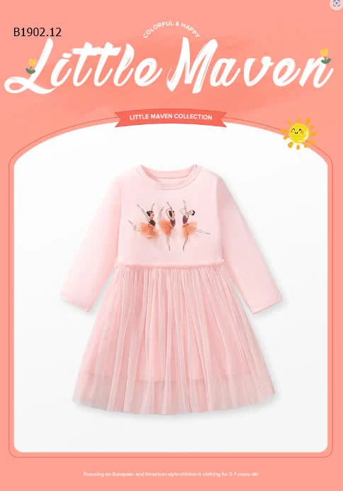 Váy trẻ em Little Maven -Sỉ 130k