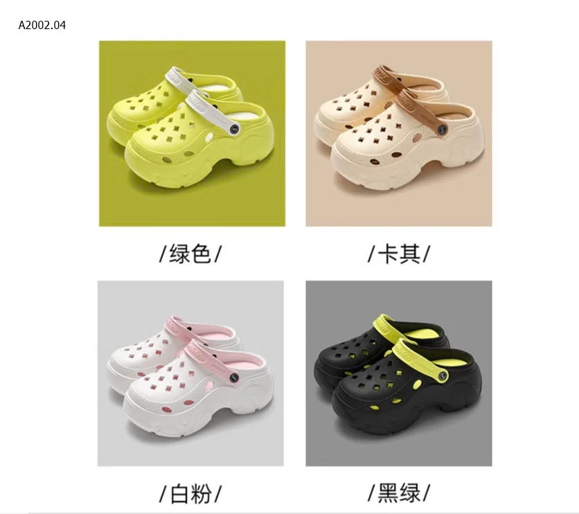 SỤC CROCS ĐỘN ĐẾ NỮ- sỉ 78k