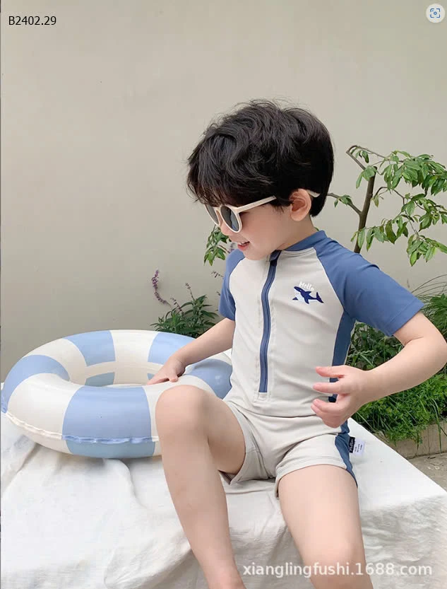 SÉT BƠI BÉ TRAI KÈM MŨ SIÊU CUTE -sỉ 106k