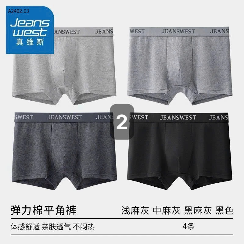 SET 4C SỊP NAM JEANSWEST -sỉ 129k