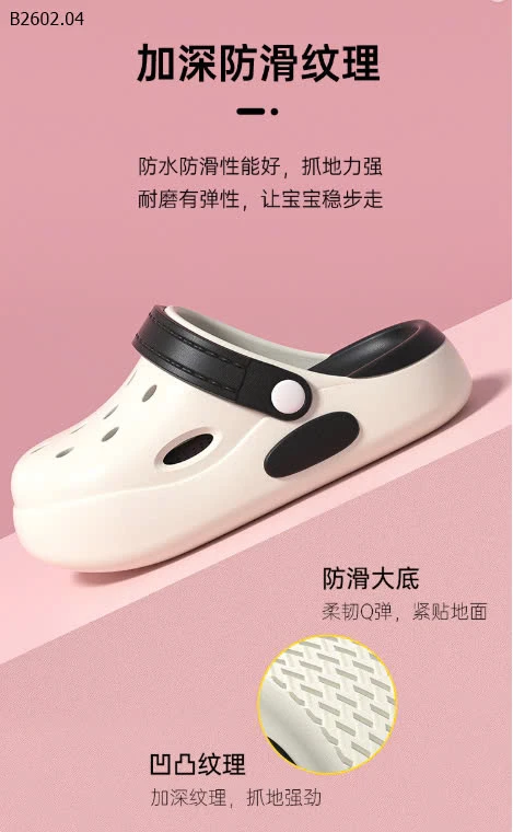 SỤC CROCS CHO BÉ-sỉ 80k