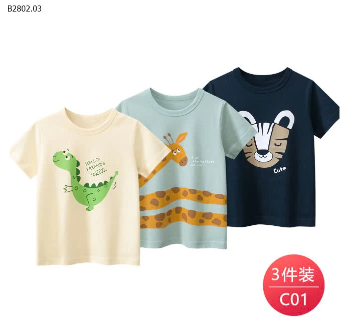 Áo phông bé hãng 27kids-sỉ 125k/set 3c