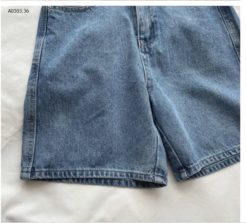 QUẦN SHORT DENIM ỐNG RỘNG  - sỉ 115k