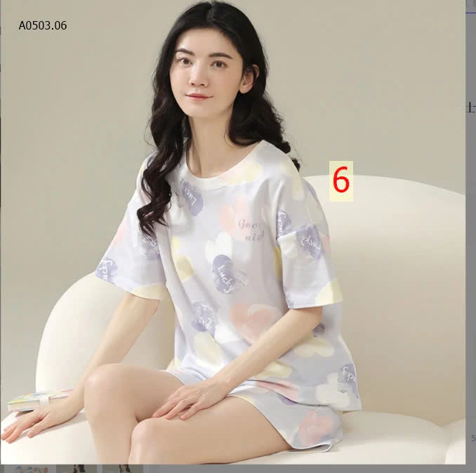 BỘ ĐÙI COTTON MẶC NHÀ-sỉ 189k